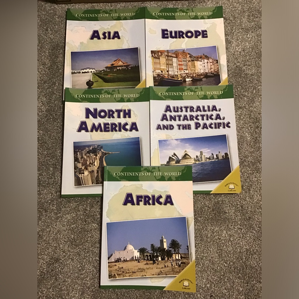 5 Continents Of The World World Almanac Library